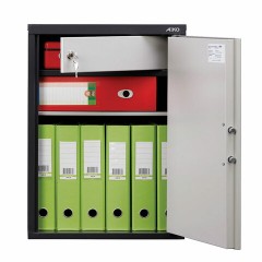 Шкаф металлический для документов AIKO "SL-65ТEL" ГРАФИТ, 630х460х340 мм, 17 кг, S10799060902 - фото 3
