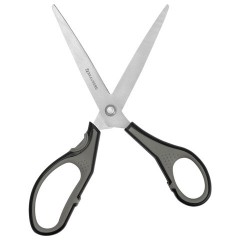 Ножницы BRAUBERG "EXTRA", 230 мм, серо-черные, 2-сторонняя заточка, эргономичные ручки, 237297 - фото 7