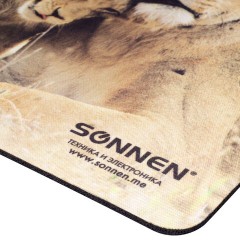 Коврик для мыши SONNEN "LIONS", резина + ткань, 220х180х3 мм, 513310 Коврик для мыши SONNEN "LIONS", резина + ткань, 220х180х3 мм, 513310 - фото 4