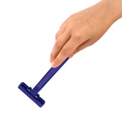 Бритвенные станки одноразовые, 2 лезвия, увлажняющая полоска, фиксированная головка, 5 шт., синий, X-ONE (ИКС-УАН), 700028 - фото 5