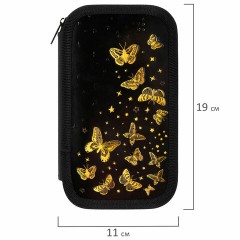 Пенал ЮНЛАНДИЯ, 2 отделения, ламинированный картон, конгрев, 19х11 см, "Golden", 273495 Пенал ЮНЛАНДИЯ, 2 отделения, ламинированный картон, конгрев, 19х11 см, "Golden", 273495 - фото 6