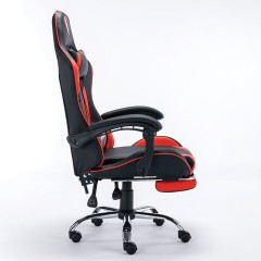 Кресло компьютерное BRABIX "Dexter GM-135", подножка, две подушки, экокожа, черное/красное, 532799 Кресло компьютерное BRABIX "Dexter GM-135", подножка, две подушки, экокожа, черное/красное, 532799 - фото 2
