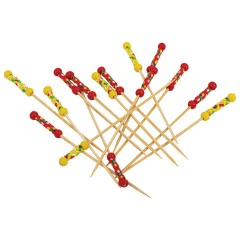 Пики для канапе бамбуковые "Мексика", 12 см, 100 шт., КП, 138289 Пики для канапе бамбуковые "Мексика", 12 см, 100 шт., КП, 138289 - фото 2