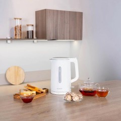 Чайник SCARLETT SC-EK21S31, 1,5 л, 2200 Вт, закрытый нагревательный элемент, двойные стенки, белый Чайник SCARLETT SC-EK21S31, 1,5 л, 2200 Вт, закрытый нагревательный элемент, двойные стенки, белый - фото 10