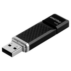 Флеш-диск 16 GB, SMARTBUY Quartz, USB 2.0, черный, SB16GBQZ-K - фото 4