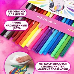 Фломастеры ПИФАГОР "ЕДИНОРОГ", 18 цветов, вентилируемый колпачок, 152449 Фломастеры ПИФАГОР "ЕДИНОРОГ", 18 цветов, вентилируемый колпачок, 152449 - фото 8