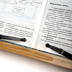 Подставка для книг и планшетов бамбуковая BRAUBERG, 28х20 см, регулируемый наклон, 237895 - фото 11