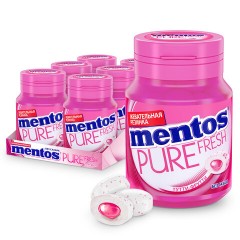 Жевательная резинка Mentos Pure Fresh Тутти-Фрутти, 54г