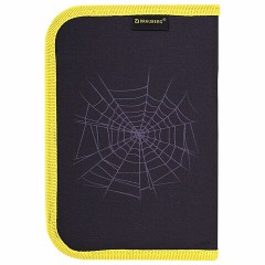 Пенал BRAUBERG с наполнением, 1 отделение, 1 откидная планка, 24 предмета, 21х14 см, "Venomous spider", 271526 Пенал BRAUBERG с наполнением, 1 отделение, 1 откидная планка, 24 предмета, 21х14 см, "Venomous spider", 271526 - фото 3