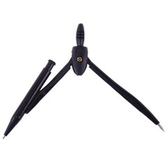 Готовальня STAFF "College" 9 предметов: циркуль 120 мм, чертежные принадлежности, механический карандаш, пластиковый пенал, 210863 - фото 6