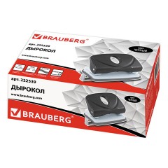 Дырокол BRAUBERG "Original", до 20 листов, черный, 222539 Дырокол BRAUBERG "Original", до 20 листов, черный, 222539 - фото 2