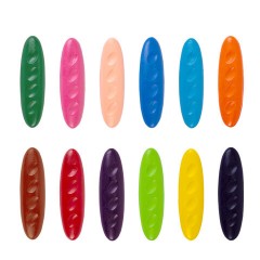 Восковые мелки фигурные BRAUBERG KIDS "Батоны", 12 цветов, 273093 - фото 4
