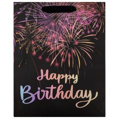 Пакет подарочный (1 штука) 26x13x32 см (L), "LED Bag", черный, ЗОЛОТАЯ СКАЗКА, 700836 - фото 3