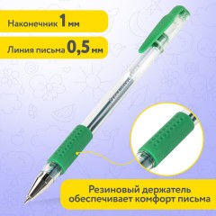 Ручки гелевые НАБОР 30 ЦВЕТОВ, линия письма 0,5 мм, BRAUBERG KIDS, 143819 - фото 14