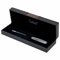 Ручка подарочная шариковая GALANT "Hector", корпус черный/серебро, детали серебро, узел 0,7 мм, линия письма 0,5 мм, синяя, 144173 Ручка подарочная шариковая GALANT "Hector", корпус черный/серебро, детали серебро, узел 0,7 мм, линия письма 0,5 мм, синяя, 144173 - фото 9