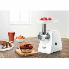 Мясорубка BOSCH MFW2500W, 1500 Вт, производительность 1,7 кг/мин, металлический шнек, пластик, белая Мясорубка BOSCH MFW2500W, 1500 Вт, производительность 1,7 кг/мин, металлический шнек, пластик, белая - фото 6
