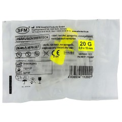 Иглы-бабочки для вливания в малые вены SFM 0,9 х 19 - 20G, КОМПЛЕКТ 100 штук, LUER - фото 11