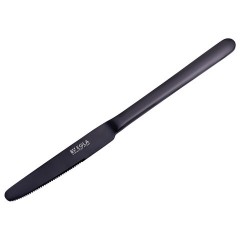 Ножи столовые BLACK, НАБОР 2 шт., на подвесе, нержавеющая сталь, черные, WEGLA (ВЕГЛА), 702271 - фото 4