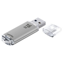 Флеш-память Smartbuy V-Cut, 16Gb, USB 2.0, сереб, SB16GBVC-S - фото 4
