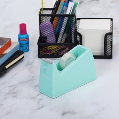 Диспенсер для клейкой ленты шириной до 26 мм, МЯТНЫЙ (лента в подарок!), утяжеленный большой, BRAUBERG, 701461 - фото 10