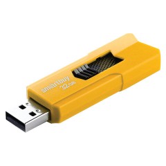 Флеш-диск 32 GB SMARTBUY Stream USB 2.0, желтый, SB32GBST-Y Флеш-диск 32 GB SMARTBUY Stream USB 2.0, желтый, SB32GBST-Y - фото 3