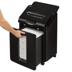 Уничтожитель (шредер) FELLOWES AUTOMAX 100M, 4 уровень секретности, фрагменты 4х10 мм, 100 листов, корзина 23 литра, FS-462, FS-46292 Уничтожитель (шредер) FELLOWES AUTOMAX 100M, 4 уровень секретности, фрагменты 4х10 мм, 100 листов, корзина 23 литра, FS-462, FS-46292 - фото 4
