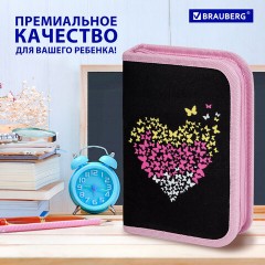Пенал BRAUBERG, 1 отделение, полиэстер, 21х14 см, "Shining heart", 272326 Пенал BRAUBERG, 1 отделение, полиэстер, 21х14 см, "Shining heart", 272326 - фото 13