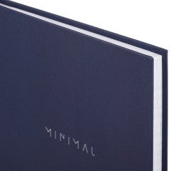 Блокнот А5 134х206 мм, 80 л., твёрдый, клетка, BRAUBERG "Minimal", синий, 116439 Блокнот А5 134х206 мм, 80 л., твёрдый, клетка, BRAUBERG "Minimal", синий, 116439 - фото 4