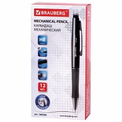 Карандаш механический 0,5 мм, BRAUBERG "Modern", ластик, резиновый грип, корпус черный, 180286 Карандаш механический 0,5 мм, BRAUBERG "Modern", ластик, резиновый грип, корпус черный, 180286 - фото 9