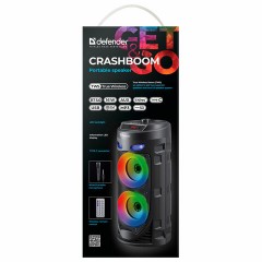 Колонка портативная DEFENDER Crashboom, 16 Вт, 1800 мАч, Bluetooth, FM, Type-C, черная, 65085 Колонка портативная DEFENDER Crashboom, 16 Вт, 1800 мАч, Bluetooth, FM, Type-C, черная, 65085 - фото 13