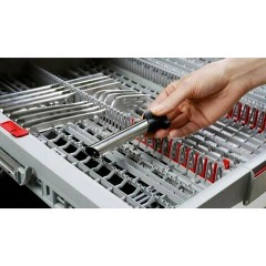 Кофемашина BOSCH TIE20301, 1300 Вт, объем 1,4 л, автокапучинатор, серебристая/черная Кофемашина BOSCH TIE20301, 1300 Вт, объем 1,4 л, автокапучинатор, серебристая/черная - фото 9