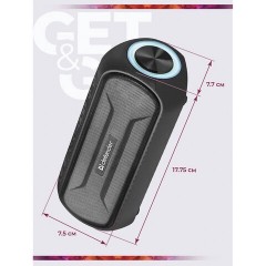 Колонка портативная DEFENDER Enjoy S1000, 2.0, 20 Вт, bluetooth, microUSB, черная, 65688 Колонка портативная DEFENDER Enjoy S1000, 2.0, 20 Вт, bluetooth, microUSB, черная, 65688 - фото 2