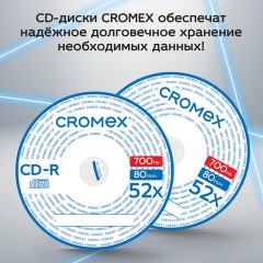 Диски CD-R CROMEX, 700 Mb, 52x, Cake Box (упаковка на шпиле), КОМПЛЕКТ 25 шт., 513776 Диски CD-R CROMEX, 700 Mb, 52x, Cake Box (упаковка на шпиле), КОМПЛЕКТ 25 шт., 513776 - фото 5