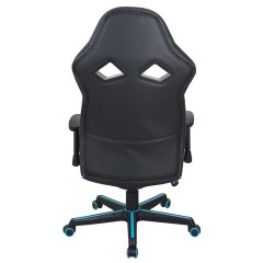 Кресло компьютерное BRABIX "Storm GM-006", регулируемые подлокотники, экокожа, черное/голубое, 532501 Кресло компьютерное BRABIX "Storm GM-006", регулируемые подлокотники, экокожа, черное/голубое, 532501 - фото 5