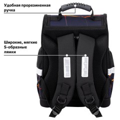 Ранец ЮНЛАНДИЯ WISE, 1 отделение, 3 кармана, устойчивое дно, Volcano split, 37х29х15 см, 273162 Ранец ЮНЛАНДИЯ WISE, 1 отделение, 3 кармана, устойчивое дно, Volcano split, 37х29х15 см, 273162 - фото 17