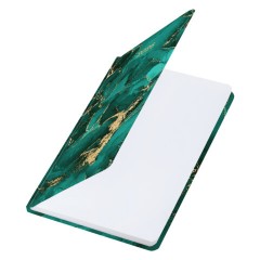 Ежедневник датированный 2026 с резинкой 145х203 мм, А5, BRAUBERG, твердый, фольга, "Мрамор", 117340 - фото 3