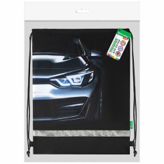 Мешок для обуви BRAUBERG KIDS, светоотражающая полоса, 46х36 см, "Dark car", 273439 Мешок для обуви BRAUBERG KIDS, светоотражающая полоса, 46х36 см, "Dark car", 273439 - фото 6