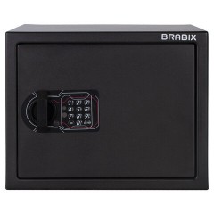 Сейф мебельный BRABIX "SF-280EL", 280х350х300 мм, электронный замок, черный, 291149, S103BR212414 - фото 3
