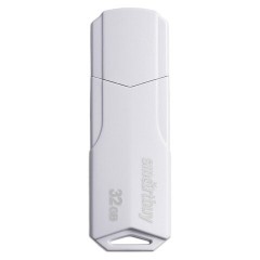 Флеш-диск 32 GB SMARTBUY Clue, USB 2.0, белый, SB32GBCLU-W - фото 2