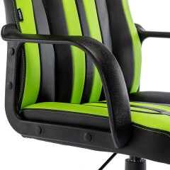 Кресло компьютерное BRABIX "Stripe GM-202", экокожа, черное/зеленое, 532511 Кресло компьютерное BRABIX "Stripe GM-202", экокожа, черное/зеленое, 532511 - фото 9