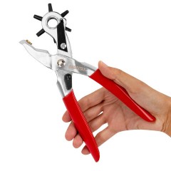 Дырокол пробойник-просекатель для кожи, картона и ткани, диаметры 2,5-5 мм, RABBITEX (РАББИТЕКС), 273013 - фото 6