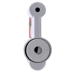 Замок навесной алюминиевый 60 мм "Стандарт", 3 ключа, RABBITEX (РАББИТЕКС), 671304 - фото 3