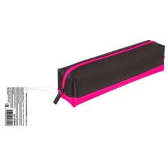 Пенал-косметичка BRAUBERG, мягкий, "Black&Bright", черно-розовый, 21х5х5 см, 229006 - фото 8