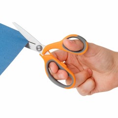 Ножницы BRAUBERG "PROFESSIONAL" 3 шт. (135, 180, 210 мм), серо-оранжевые ручки, ВЫГОДНАЯ УПАКОВКА, 272981 Ножницы BRAUBERG "PROFESSIONAL" 3 шт. (135, 180, 210 мм), серо-оранжевые ручки, ВЫГОДНАЯ УПАКОВКА, 272981 - фото 11