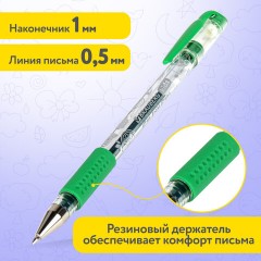 Ручки гелевые с грипом АРОМАТИЗИРОВАННЫЕ, НАБОР 20 ЦВЕТОВ, "FRUITS", линия письма 0,5 мм, BRAUBERG KIDS, 143824 Ручки гелевые с грипом АРОМАТИЗИРОВАННЫЕ, НАБОР 20 ЦВЕТОВ, "FRUITS", линия письма 0,5 мм, BRAUBERG KIDS, 143824 - фото 16