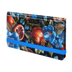 Еженедельник датированный 2026 с резинкой 171х93 мм, BRAUBERG, твердый, УФ-ЛАК, 64 л., "Гранат", 117351