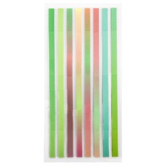 Закладки клейкие, выделители текста, BRAUBERG ULTRA COLOR, 135х5 мм, 160 штук (8 цветов х 20 листов), 116685 - фото 2