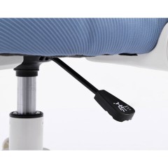 Кресло детское с подставкой для ног BRABIX KIDS "MG-215", сетка/ткань TW, голубое, 533312 - фото 10