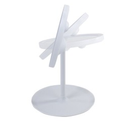 Зеркало настольное с LED-подсветкой для макияжа, диаметр 17 см, 3 режима свечения, аккумулятор 800 mAh, цвет белый, WBZ (ВБЗ), 609332 - фото 4