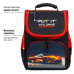 Ранец ПИФАГОР BASIC, 1 отделение, 3 кармана, эргономичная спинка, "Cool wheels", 35х28х18 см, 272045 Ранец ПИФАГОР BASIC, 1 отделение, 3 кармана, эргономичная спинка, "Cool wheels", 35х28х18 см, 272045 - фото 14